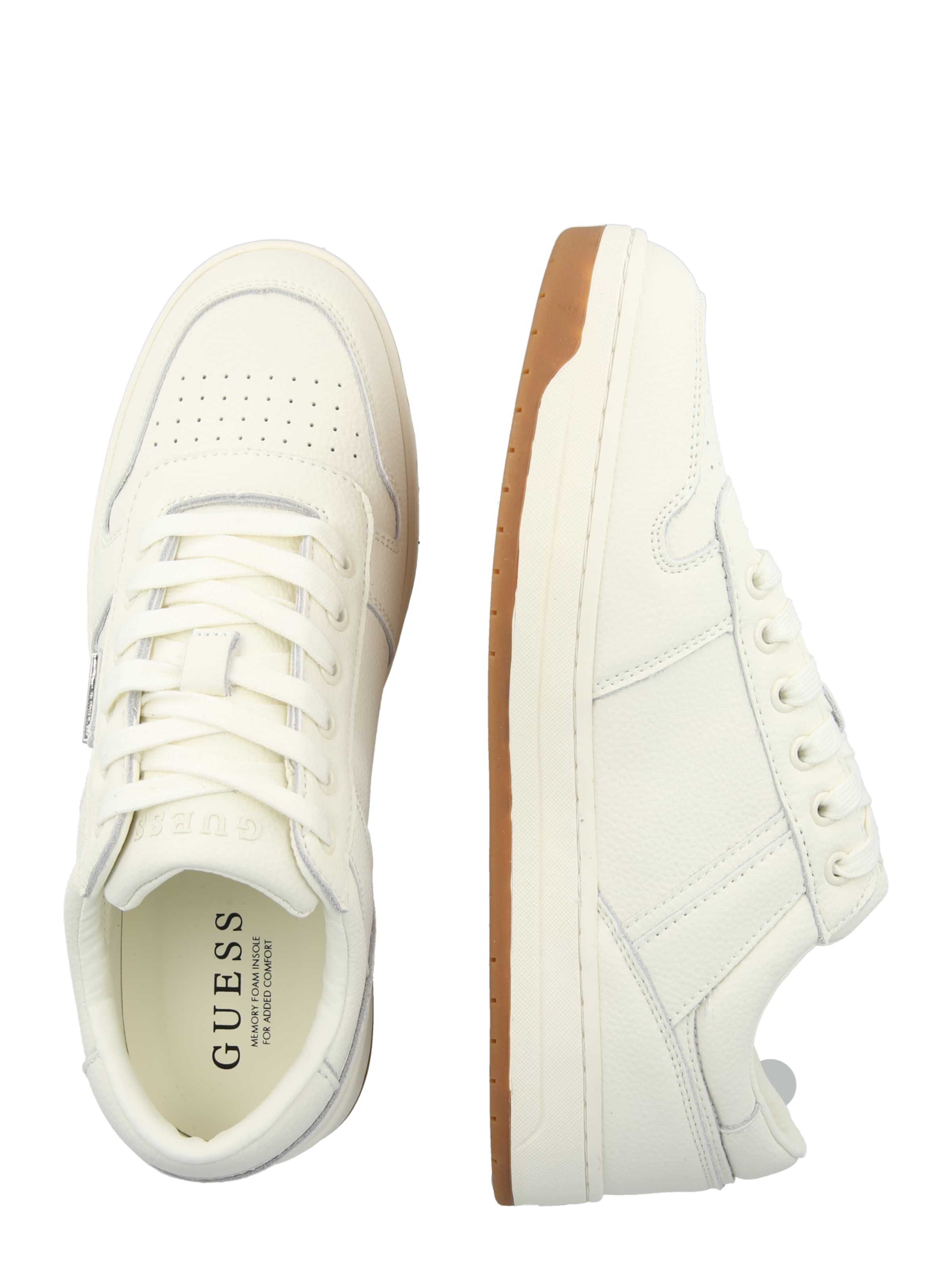 Sneaker bassa 'UDDENT' di GUESS in beige