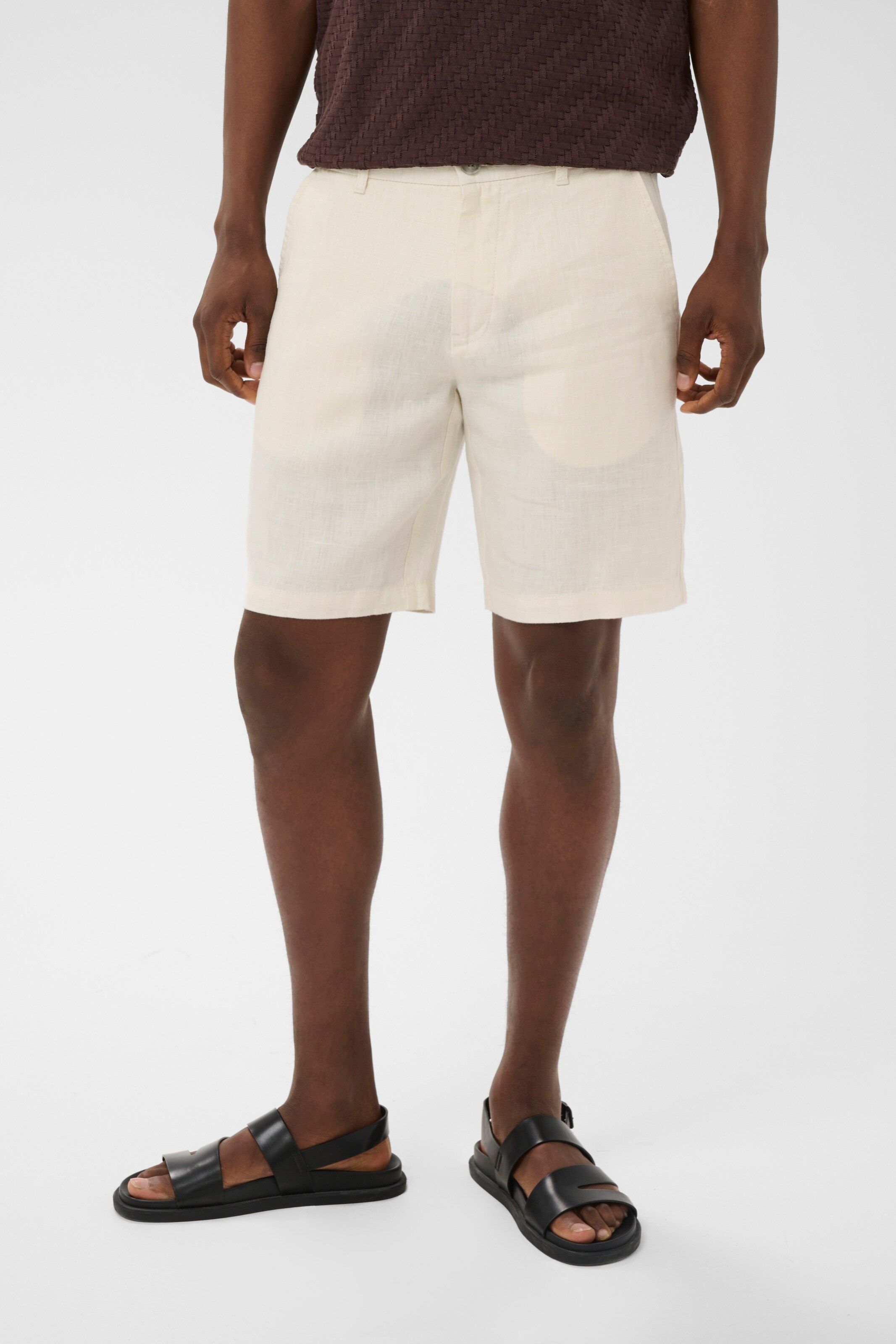 Matinique Shorts 'Harlow' in Weiß: Vorderseite