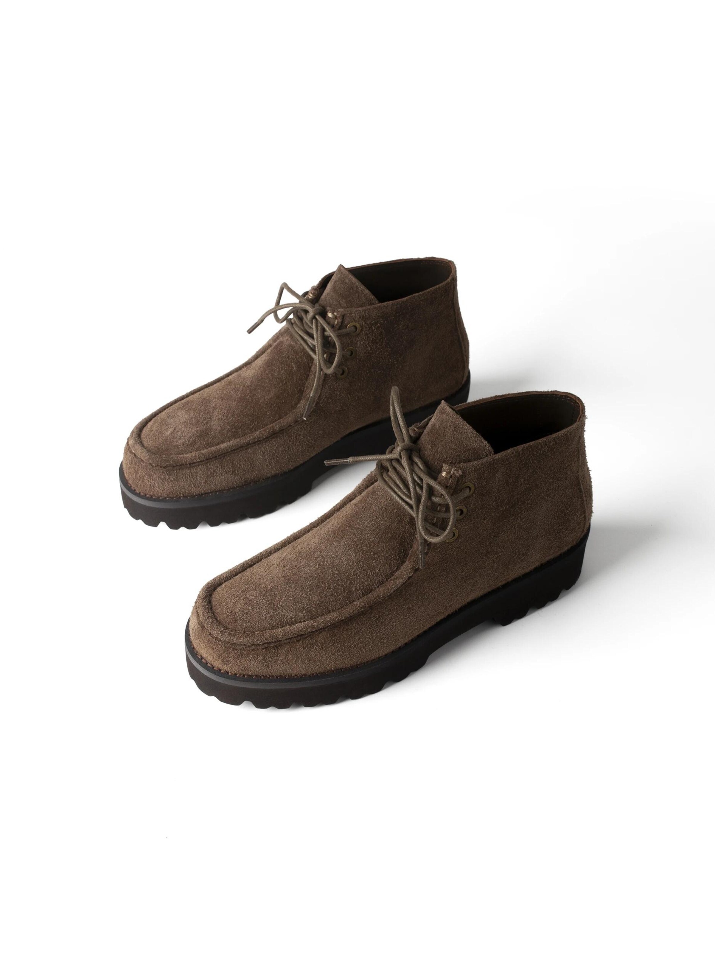 Cizme glezne 'FROSTY MORNING WALK' de la L37 HANDMADE SHOES pe maro