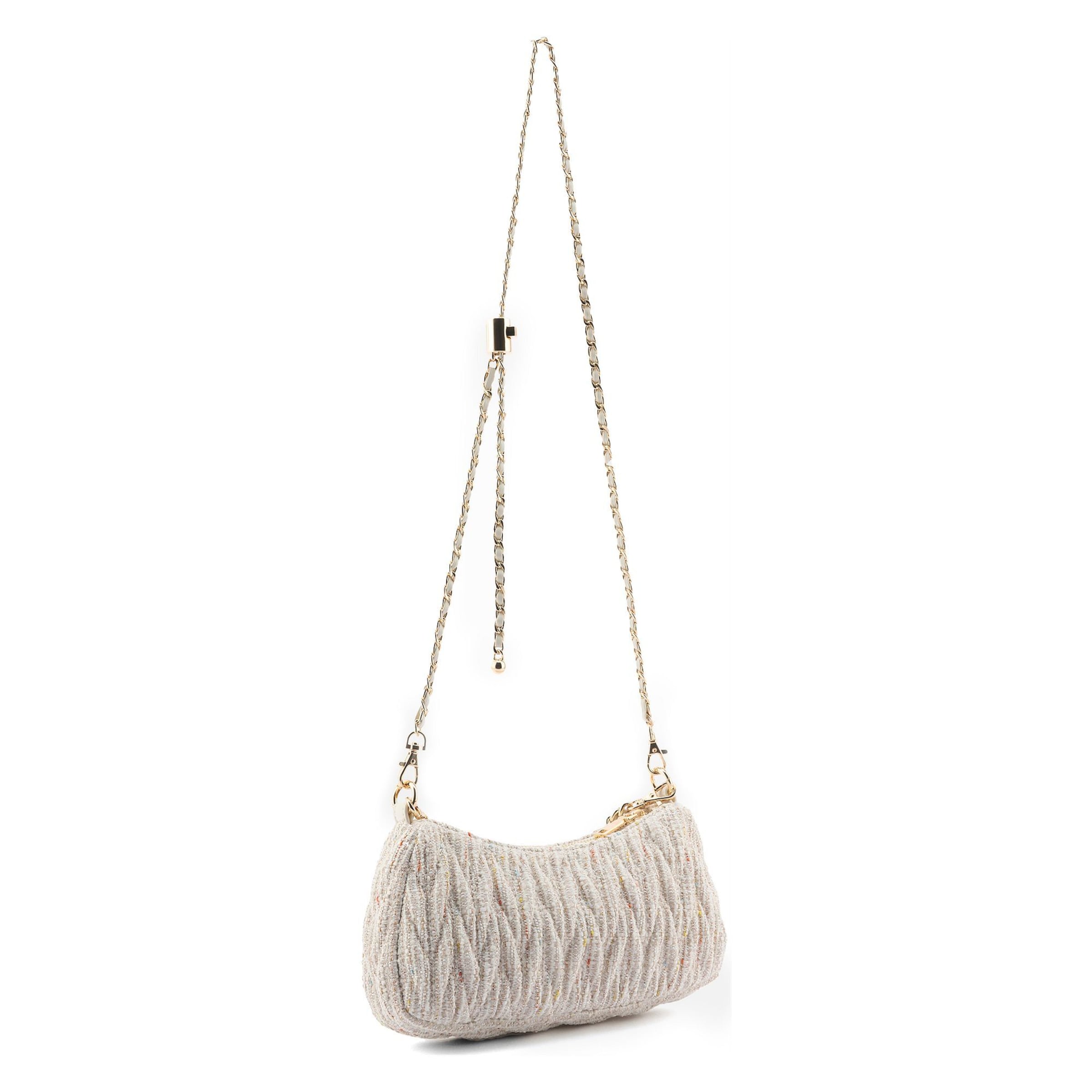 Borsa a spalla 'Floro' di Seidenfelt in beige