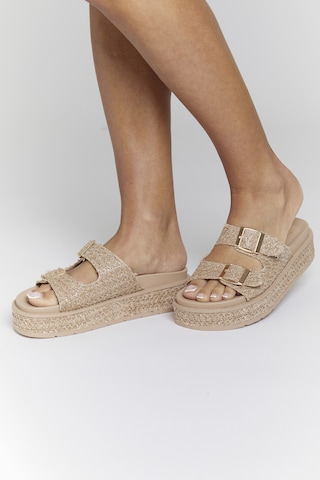 South Beach Sandaler i beige: forside