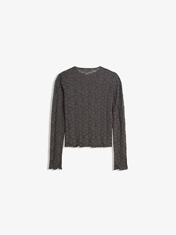 Bershka Bluzka w kolorze szary