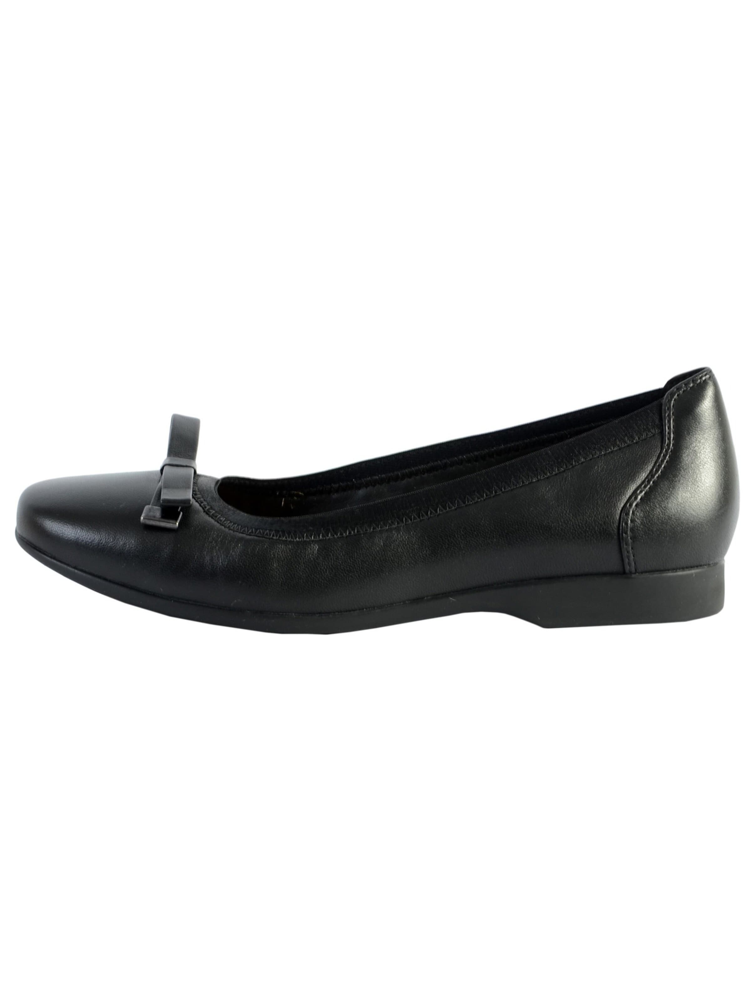 CLARKS Ballerina‌‌‌‌‌‌‌ in Schwarz: Vorderseite