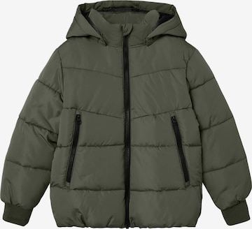 NAME IT Winter Jacket 'Music' in Green: front