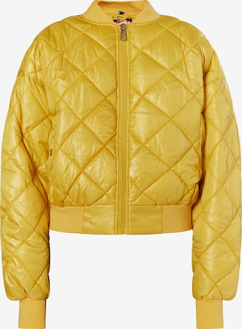 myMo ROCKSPrijelazna jakna - žuta boja: prednji dio