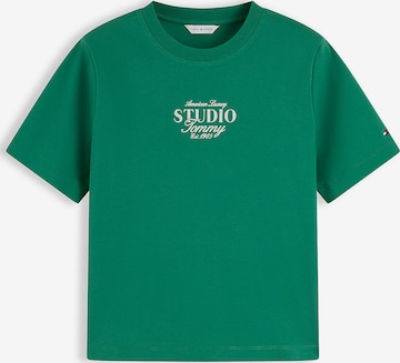 TOMMY HILFIGER T-Shirt in Grün: Vorderseite
