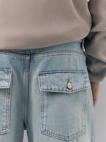 Pull&BearWide Leg/ Široke nogavice Traperice - plava boja