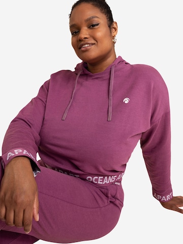 Sweat-shirt 'Beauty' OCEANSAPART en rose