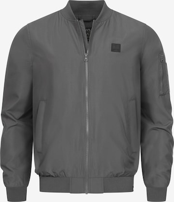 INDICODE JEANS Tussenjas 'Maxim' in Grijs: voorkant