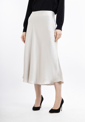 DreiMaster Klassik Skirt in White: front