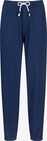 Mey Pajama Pants 'Solid Love' in Blue: front