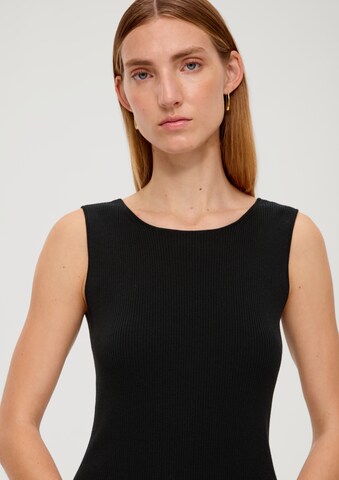 s.Oliver BLACK LABEL Jurk in Zwart