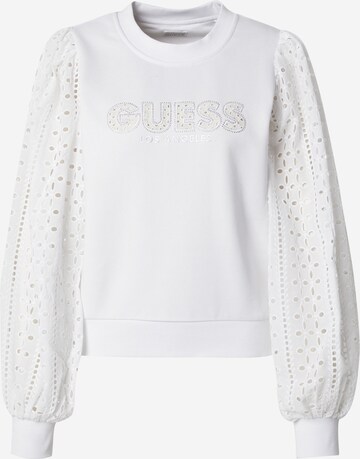 GUESS Sweatshirt 'SANGALLO' in Weiß: predná strana