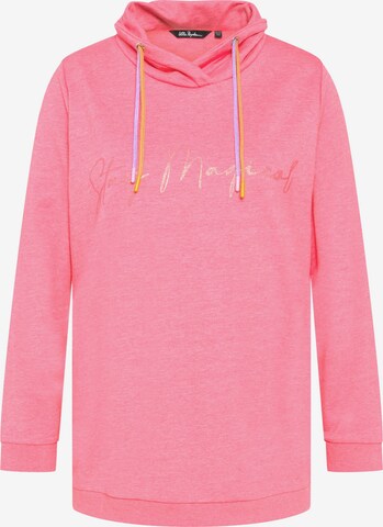 Ulla Popken Sweatshirt in Roze: voorkant