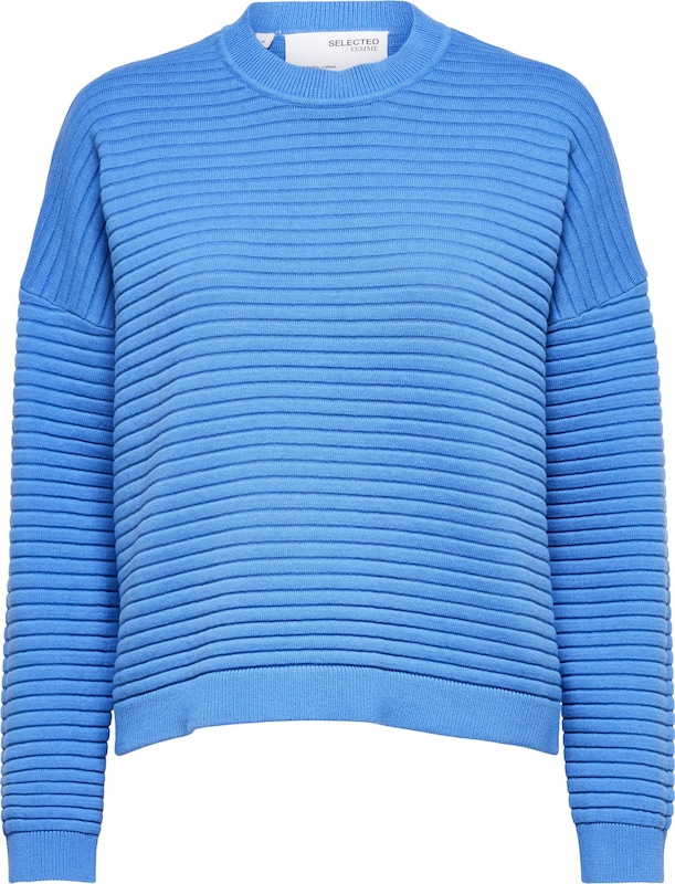 SELECTED FEMME Pullover 'Laurina' in Azur