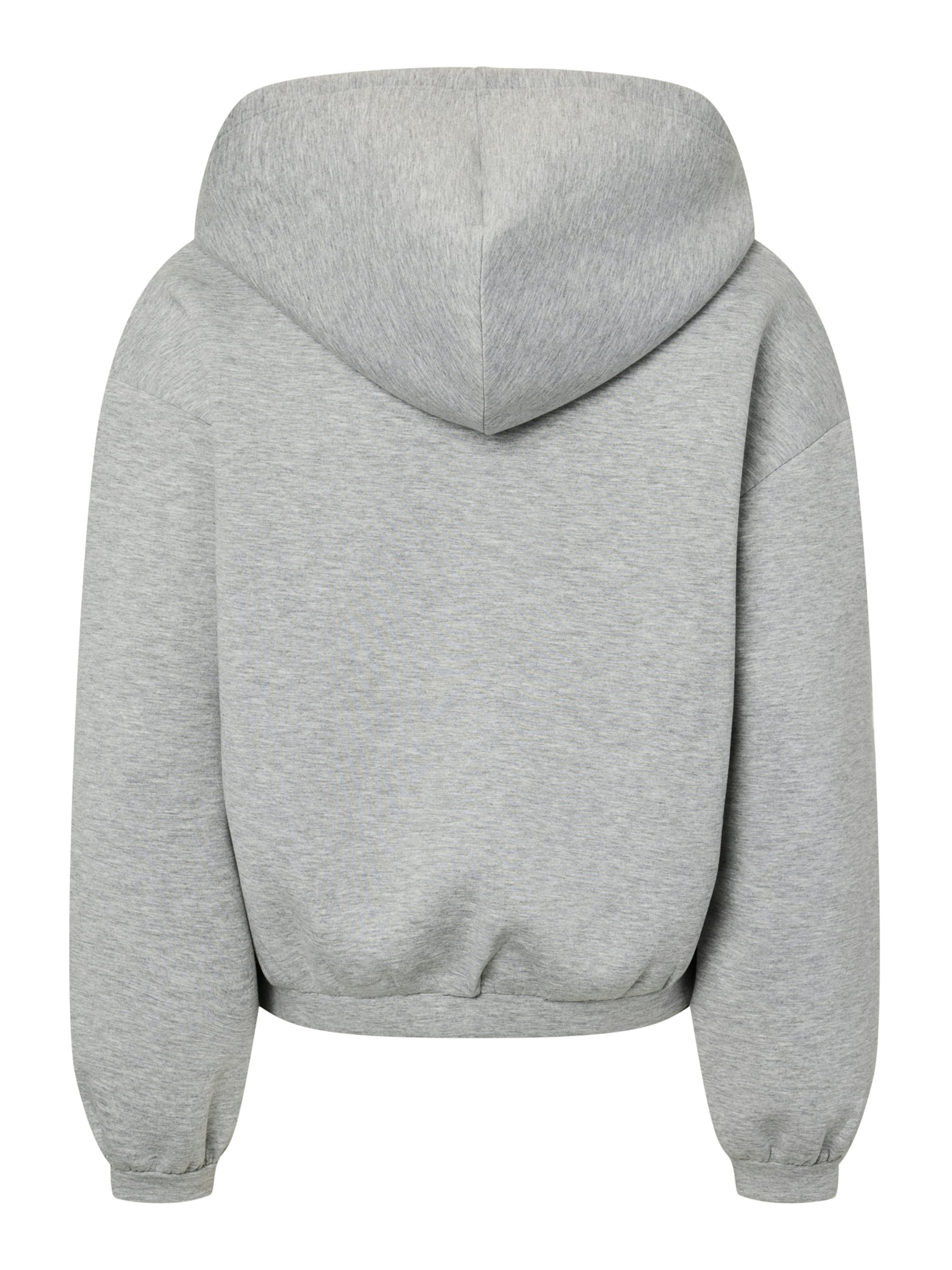 PIECES Sweat jacket 'BUCUBA' in Grey