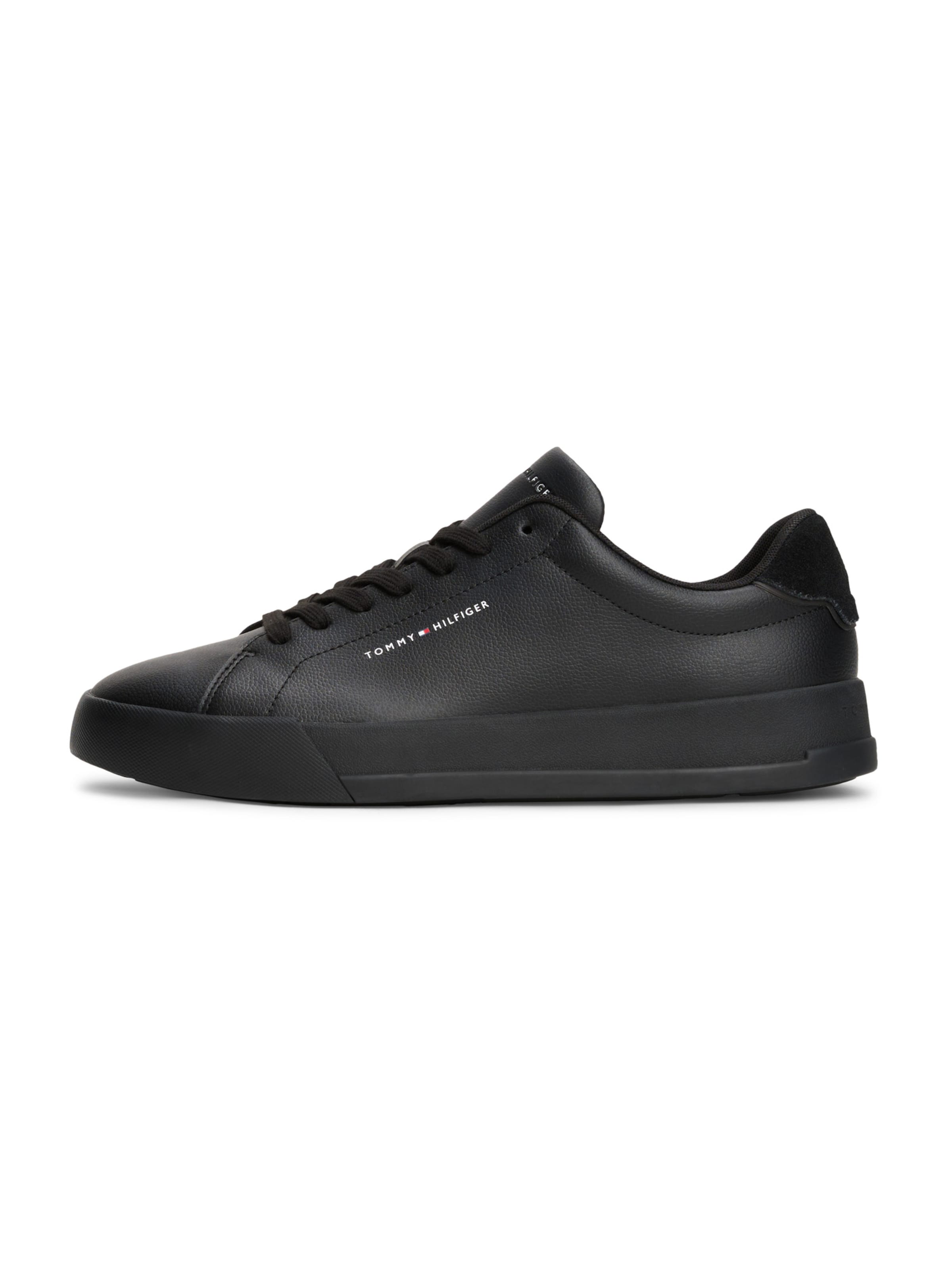 TOMMY HILFIGER Sneakers laag 'Court Ess' in Zwart: voorkant