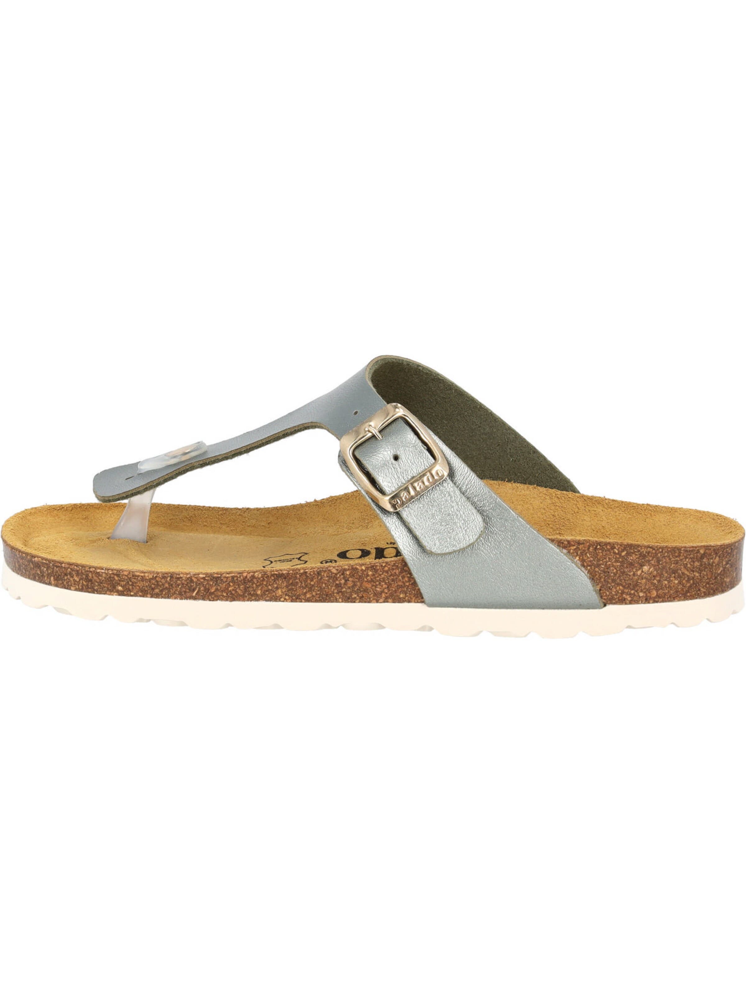 Palado Teenslipper 'Kos Metallic' in Groen