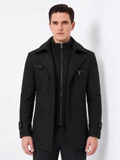 ALLTHEMEN Winter Coat 'Froststille' in XS in Black, Item view