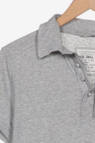 All Saints Spitalfields Poloshirt S in Grau