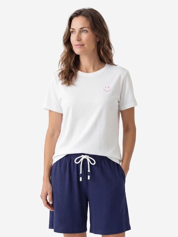 Mey Pajama 'Solid Love' in Blue