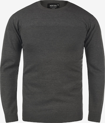 INDICODE JEANS Sweater in Grey: front