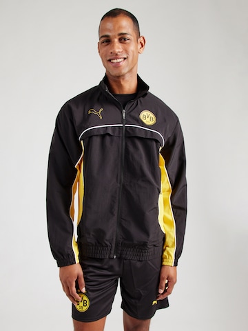 PUMA - Chaqueta deportiva 'BVB FtblStatement Cellerat' en negro: frente