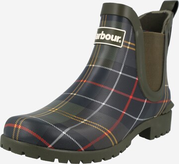 Bottes en caoutchouc 'Wilton' Barbour en vert : devant