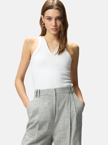 PINKO Top 'CURACAO' in Wit: voorkant