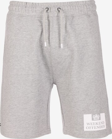 Weekend Offender Sportbroek in Grijs: voorkant