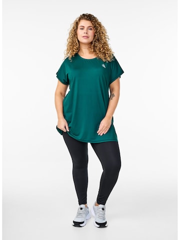 Active by Zizzi Shirt 'Abasic' in Groen