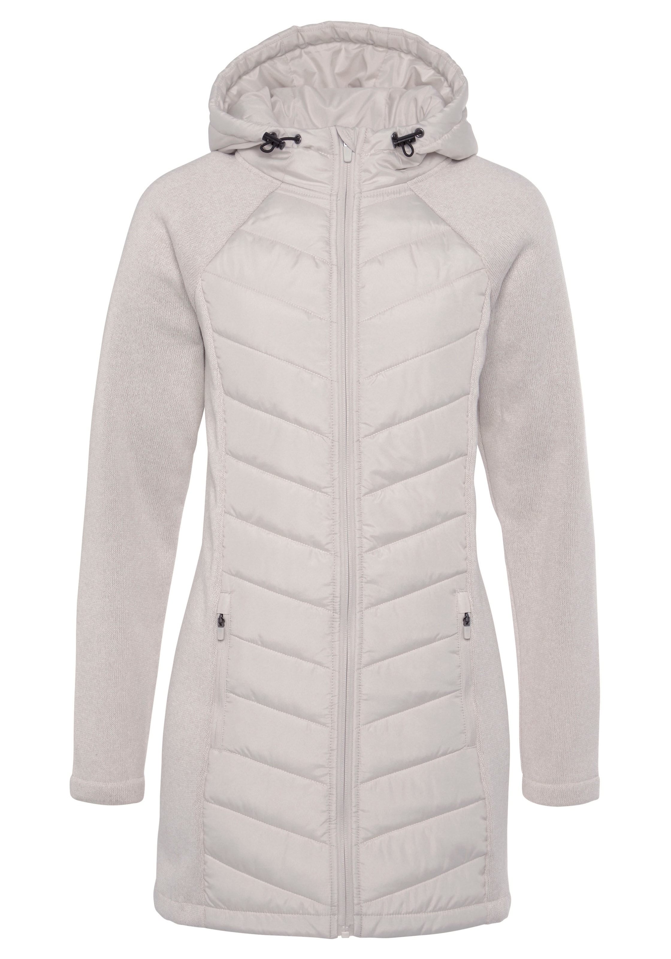 VIVANCE Winterjacke in Beige: Vorderseite