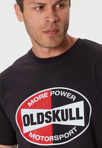 Oldskull T-Shirt 'Rtrip Gasoline' in Schwarz