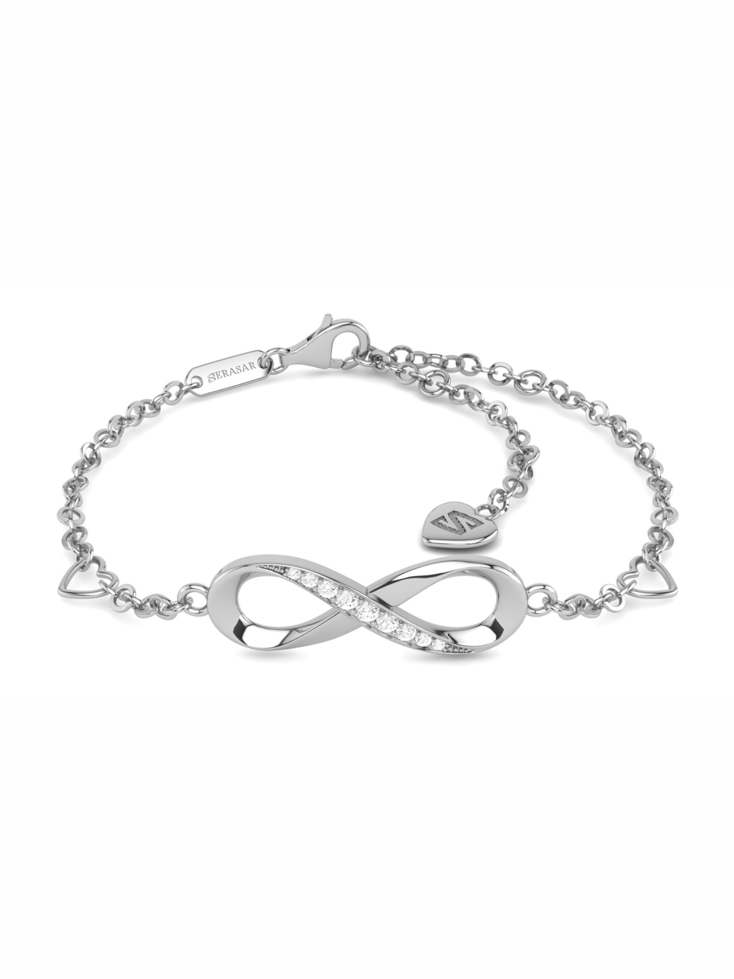 SERASAR Armband 'Anklet Infinity' in Zilver: voorkant