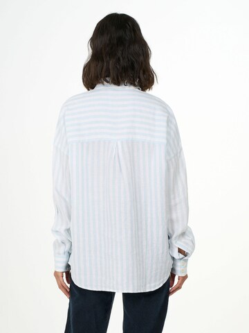KnowledgeCotton Apparel Blouse in Blue