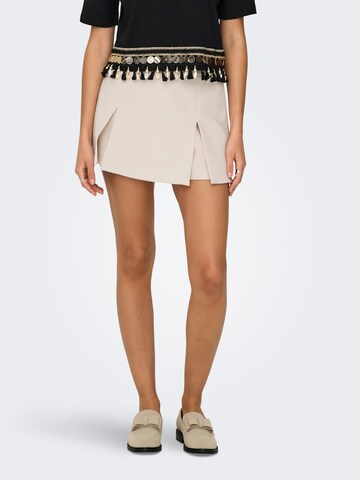 ONLY Hosenrock 'ONLElly' in Beige: Vorderseite
