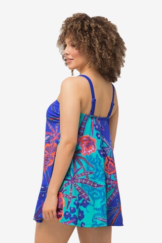 Ulla Popken Bralette Tankini in Blue