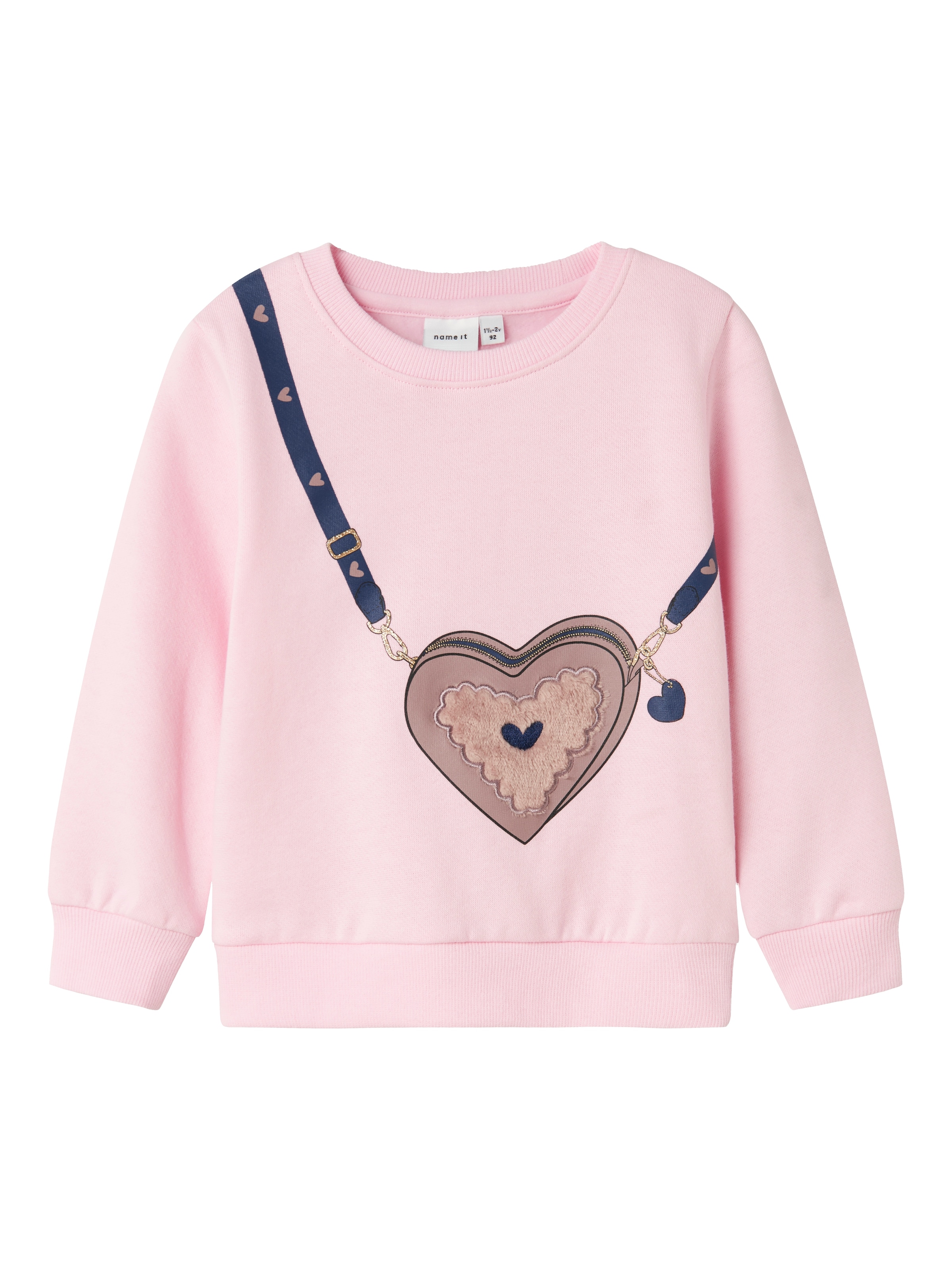 NAME IT Sweatshirt 'NMFNORA' in Pink: front