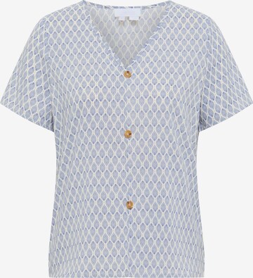 usha WHITE LABEL Blouse in Blue: front