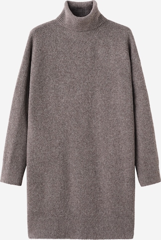 MANGO Плетена рокля 'TALDOTE' в кафяво: отпред