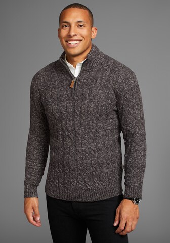 DELMAO Sweater in Grey: front
