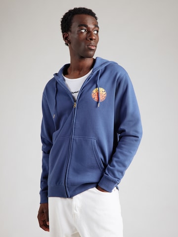 RIP CURL - Casaco de treino em moletão em azul