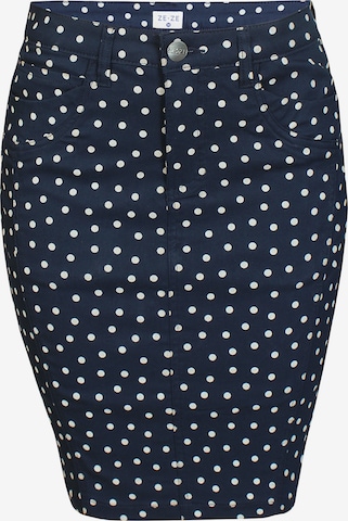 Jupe 'Lance 160' ze-ze en bleu : devant