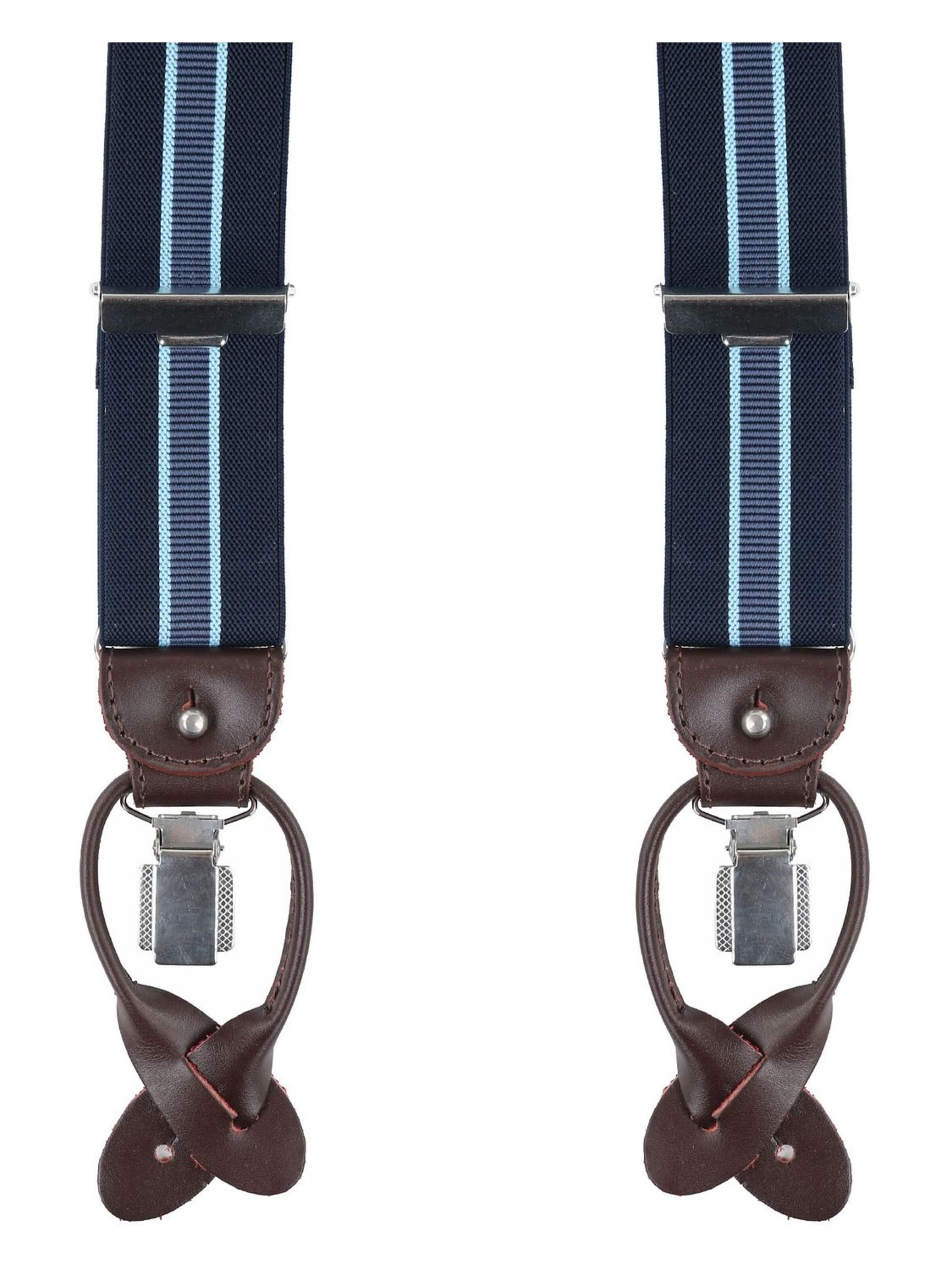 Profuomo Suspenders in Blue