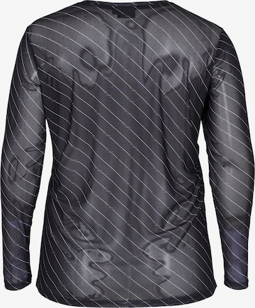 Zizzi Shirt in Schwarz