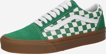VANS Низкие кроссовки 'Old Skool' в Зеленый: спереди