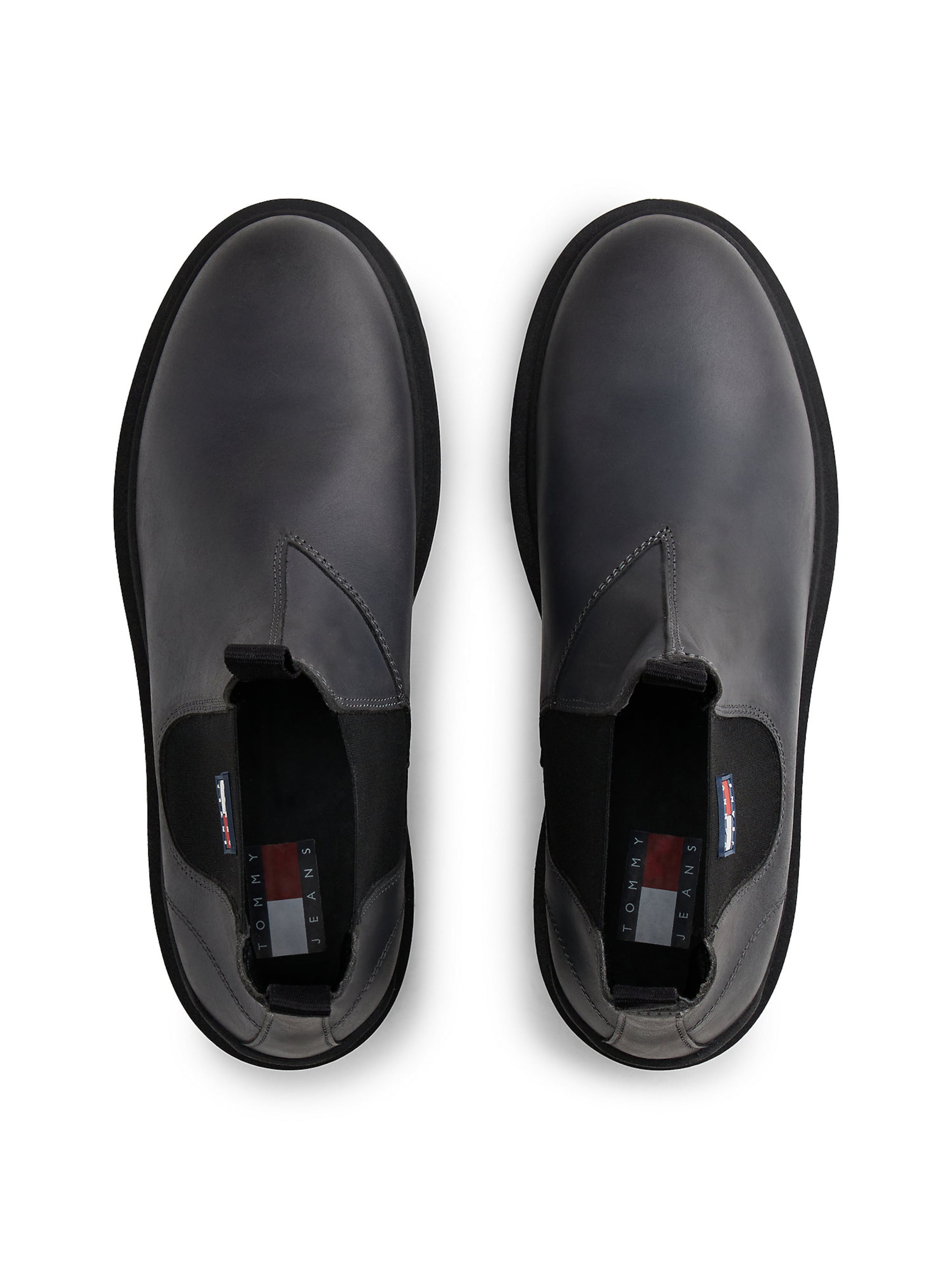 Tommy Jeans Chelsea boots in Zwart