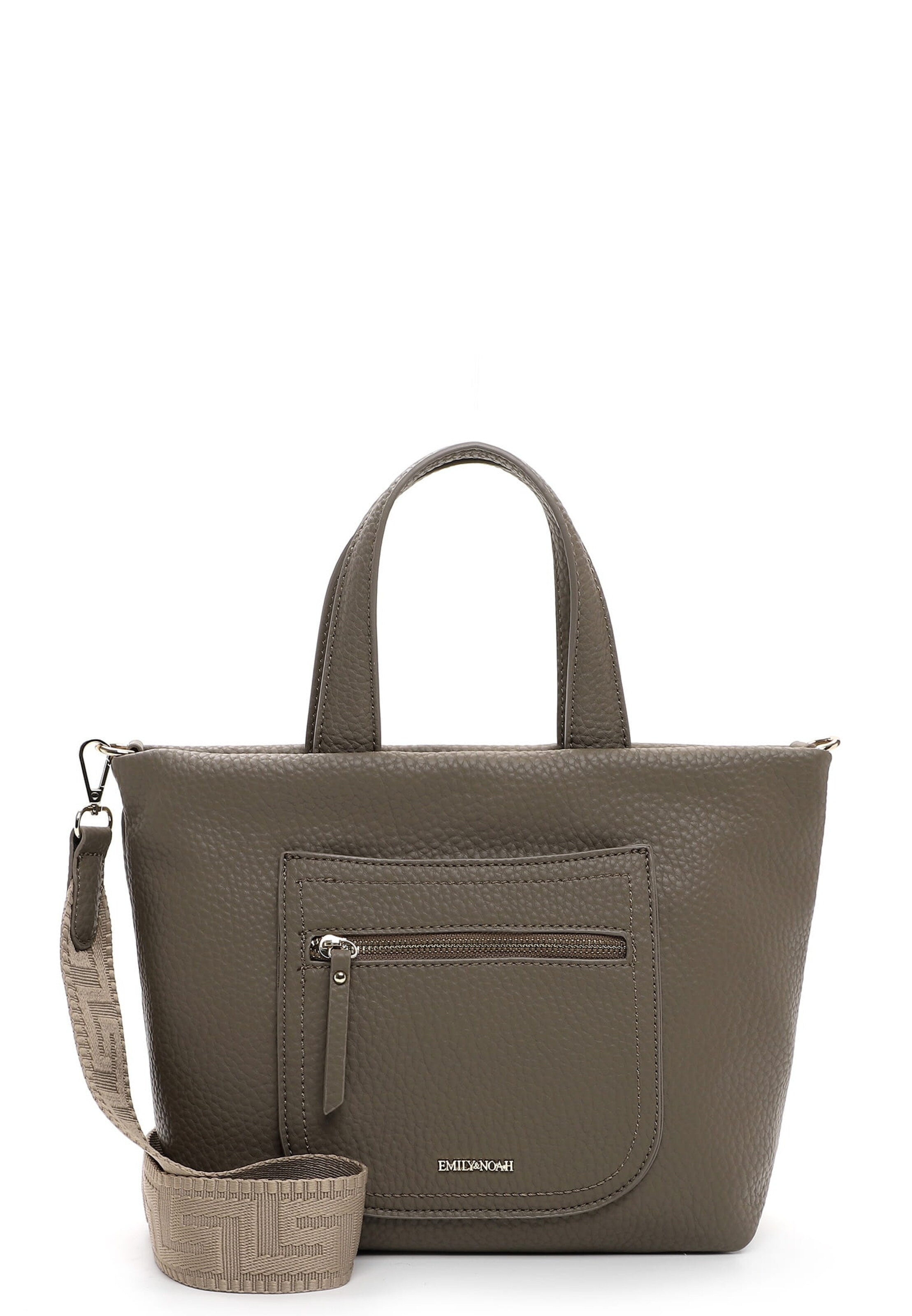 Emily & Noah Shopper 'Heidi' in Grau: Vorderseite