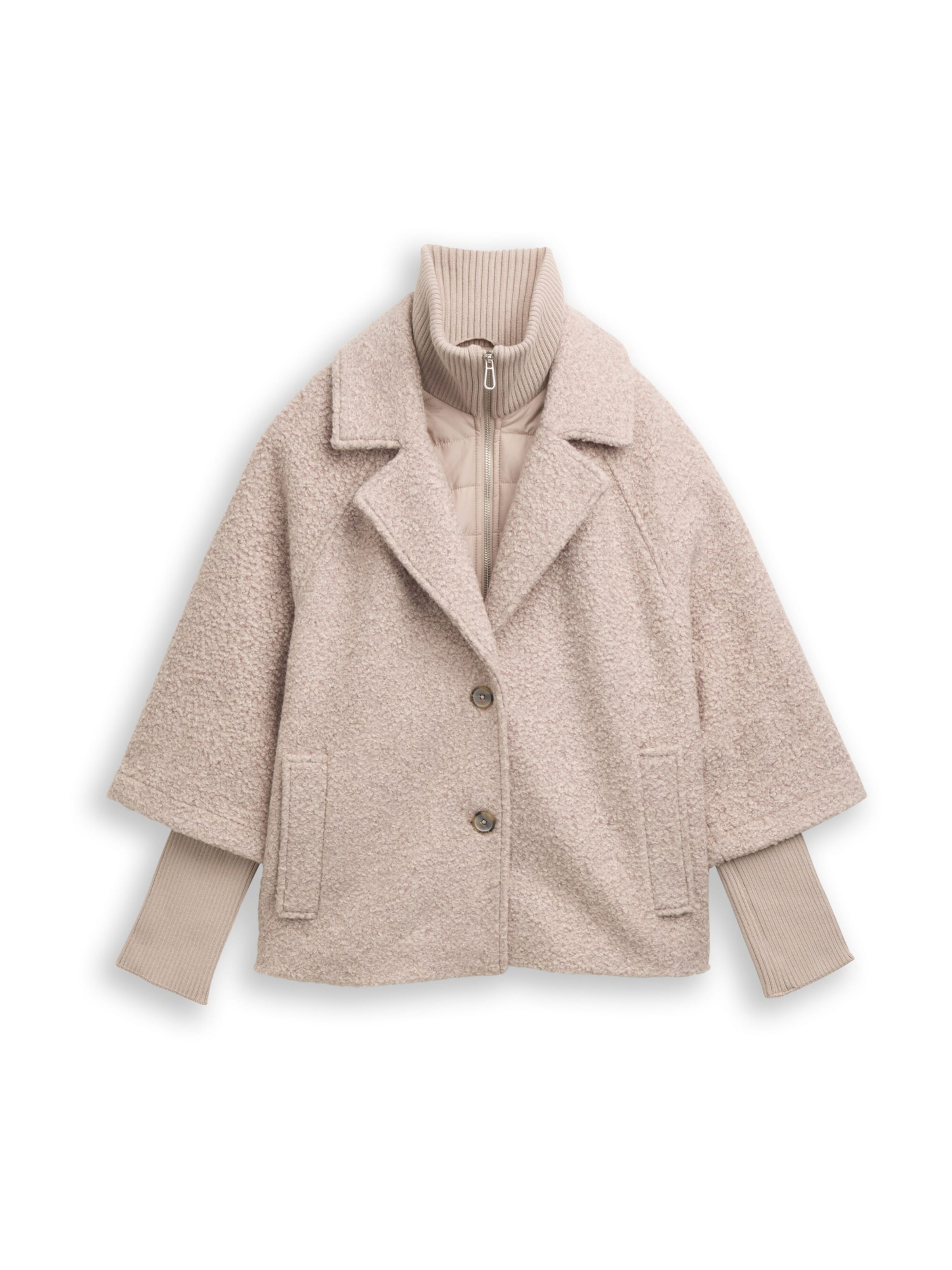 TOM TAILOR Tussenjas in Beige: voorkant