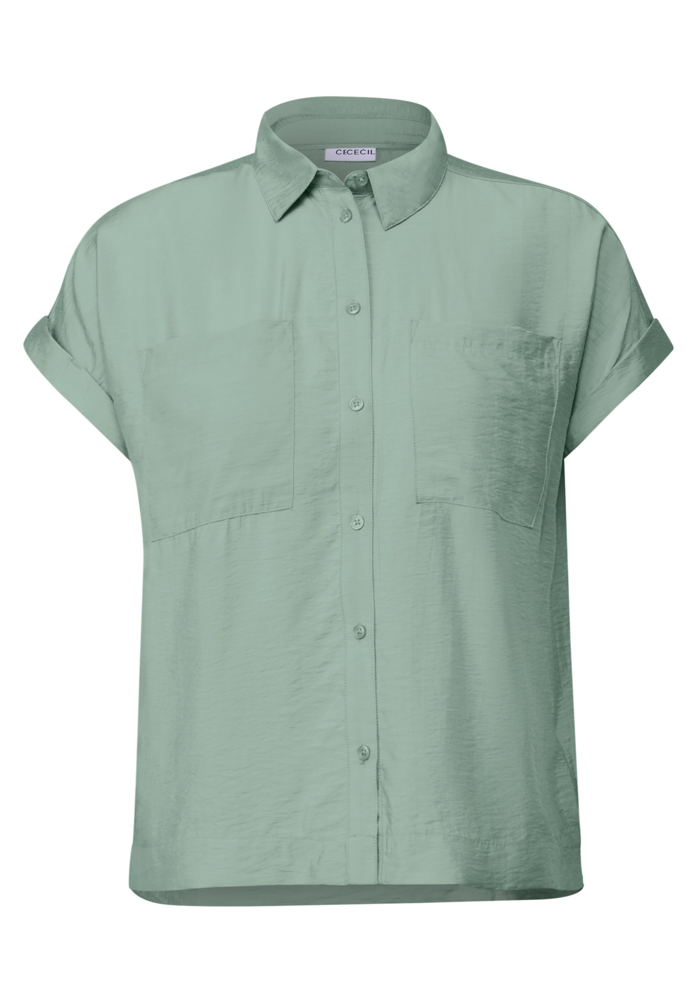 CECIL Bluse in Grün: Vorderseite